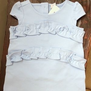 Janie and Jack blue cotton dress 3-6months